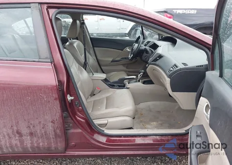 2012 Honda Civic Ex-L from USA, damaged, VIN 2HGFB2F91CH513989